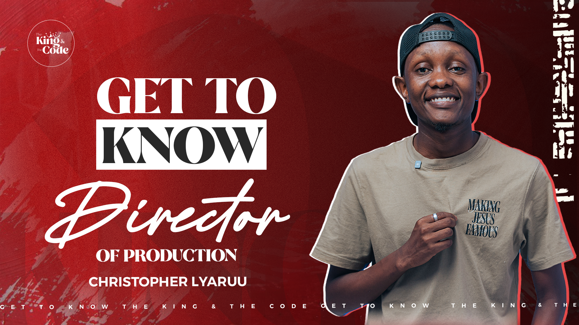 Get to know Christopher Lyaruu